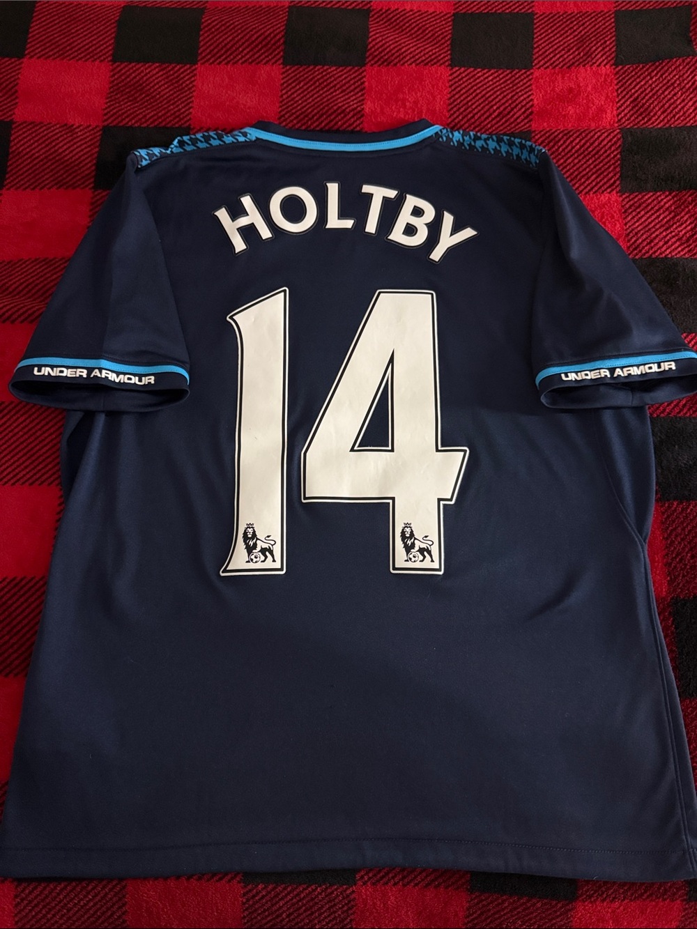 Tottenham Hotspur #14 Lewis Holtby 2013-14 Under Armour Third Away Jersey